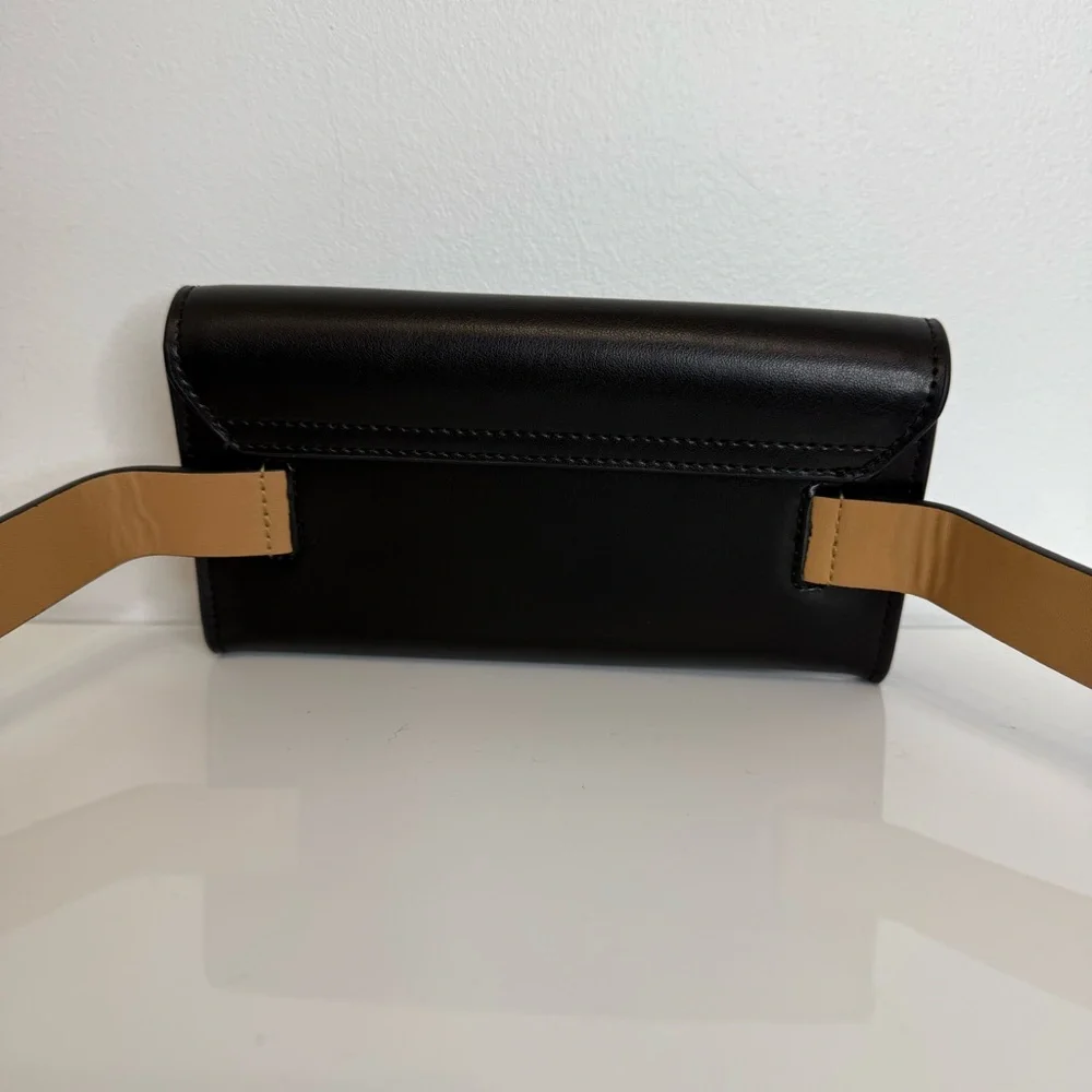 Kate Spade New York Black Leather Bow Belt Wallet Bag Fanny Pack L/XL NEW Travel - Picture 6 of 14